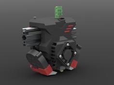 Re-X Carriage (Titan Aero Extruder, Re-D-Bot) 3D Printer Model