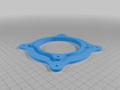 80 Mm Exhaust Adapter 3D Printer Model