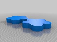 Flower Cookie Cutter 3D Printer Model