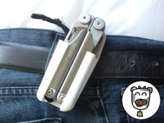 Comfortable Leatherman Wave Belt Holster 3D Printer Model