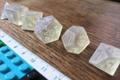 RPG Dice Set “Viga” Pre-supported Mold Master 3D Printer Model