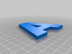 Name Sign 3D Printer Model