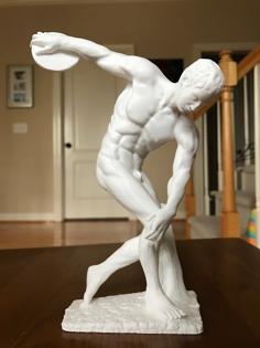 Muscular Discobolus Almost No Support 3D Printer Model