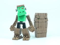 Transformable Frankenstein For Halloween 3D Printer Model