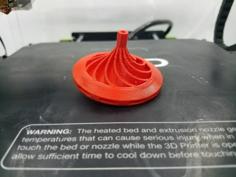 Air Head Spinning Top 3D Printer Model