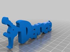 Dance Key Holder 3D Printer Model