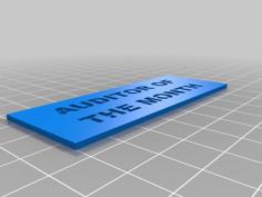 Everything Everywhere Award 3D Printer Model