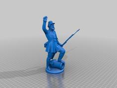 A Victorious Danish Soldier 3D Printer Model