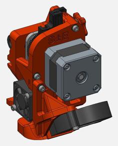 Prusa I3 MK2 Upgrade Kit For E3D Titan Extruder By S±E 3D Printer Model