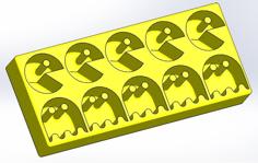 Pacman Ice Cube Tray 3D Printer Model