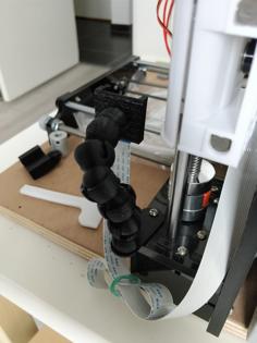 Adjustable Pi Camera Mount 3D Printer Model