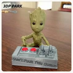 Baby Groot 5-4 (Don’t Push This Button) 3D Printer Model