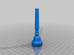 Trumpet Mouthpiece 3D Printer Model