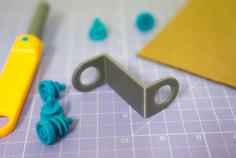 STEP-BRACKET For CARDBOARD 3D Printer Model