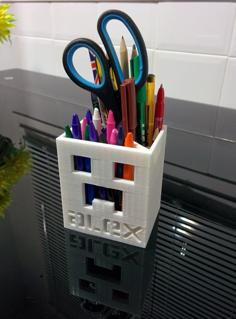 Creeper Pen Holder 3D Printer Model