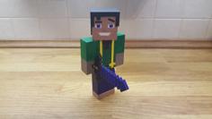 Steve Minecraft Skin 3D Printer Model