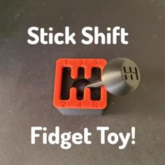 Stick Shift Fidget Toy! 3D Printer Model