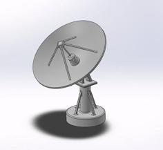 Satellite Dish 3D Printer Model