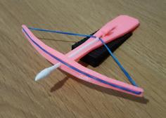 Cotton Swab Crossbow Remix 3D Printer Model