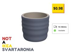 IKEA SVARTARONIA Inspired Planter 3D Printer Model