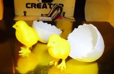 Cracked Egg 3D Printer Model