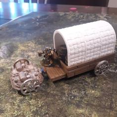 Steam Powered Wagon 3D Printer Model