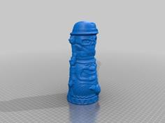 Three (Hitchhiking) Ghosts Tiki 3D Printer Model