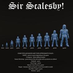 Sir Scalesby 3D Printer Model