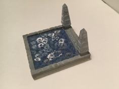 Miniature Egyptian Pool To The Dead 3D Printer Model