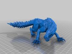 MHW: Odogaron (posed) 3D Printer Model