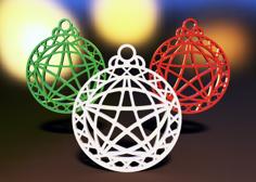 Xmas Geometric Ornament Vol.01 3D Printer Model