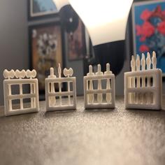 Simple Mini D&D Weapon Racks 3D Printer Model