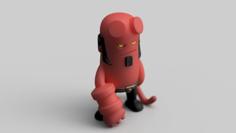 Mini Hellboy 3D Printer Model