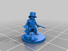 Gnome Magician 3D Printer Model