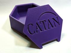 Catan Player Pieces Hex Storage Box 3D Printer Model