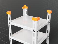 Metal Shelf Protection 3D Printer Model