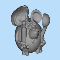 Mouse Cook 3D Printer Model