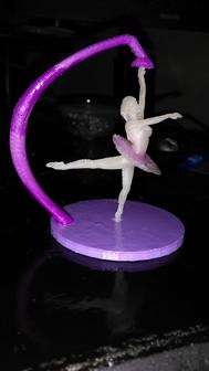 Spinning Ballerina In Pieces 3D Printer Model