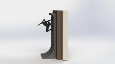 Action Superhero Book Stand 3D Printer Model