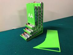 AA Battery Dispenser That Actually Works 3D Printer Model