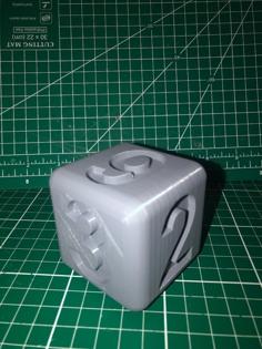 Teach Numbers Cube 6cm 3D Printer Model