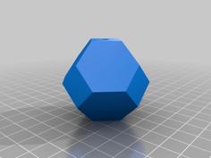 Large Geometric Bead 3D Printer Model