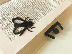 Squeezed-flat Bug And Stickman Bookmarks 3D Printer Model