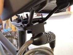 Bike Lock Bracket Under Saddle 3D Printer Model