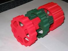 Exploded Planetary Gear Set 3D Printer Model