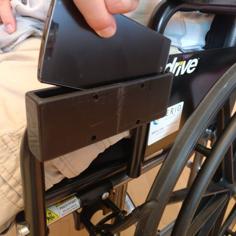 Wheelchair Phone Caddy 3D Printer Model