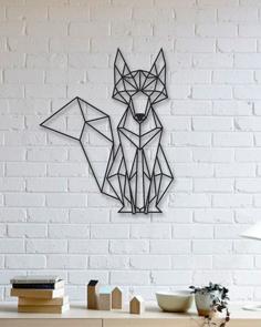 Fox Wall Sculpture 2D 3D Printer Model