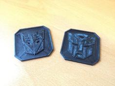 Transformers Badge 3D Printer Model