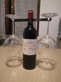 Wine Time – Wine Glass Holder 3D Printer Model