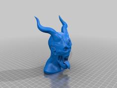 Demon Knight Bust 3D Printer Model